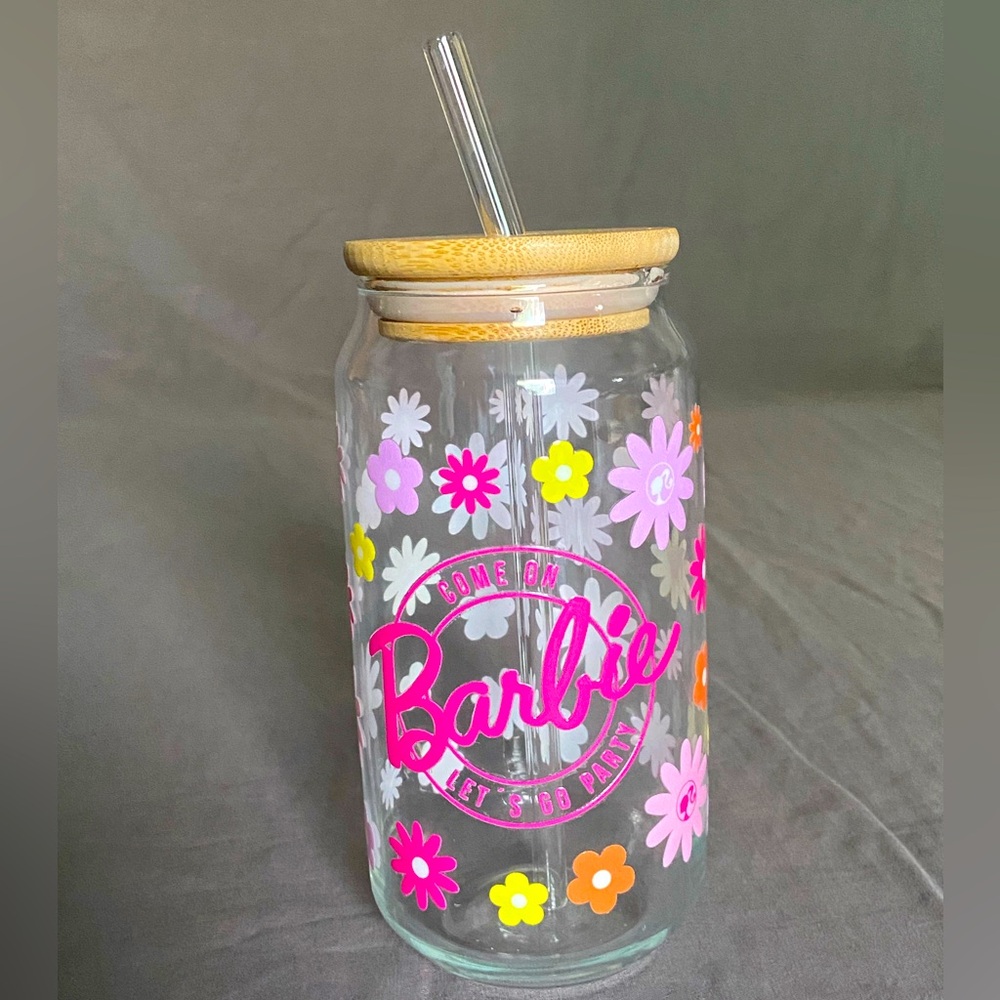 Barbie Custom Glass Tumbler